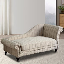 Striped chaise best sale